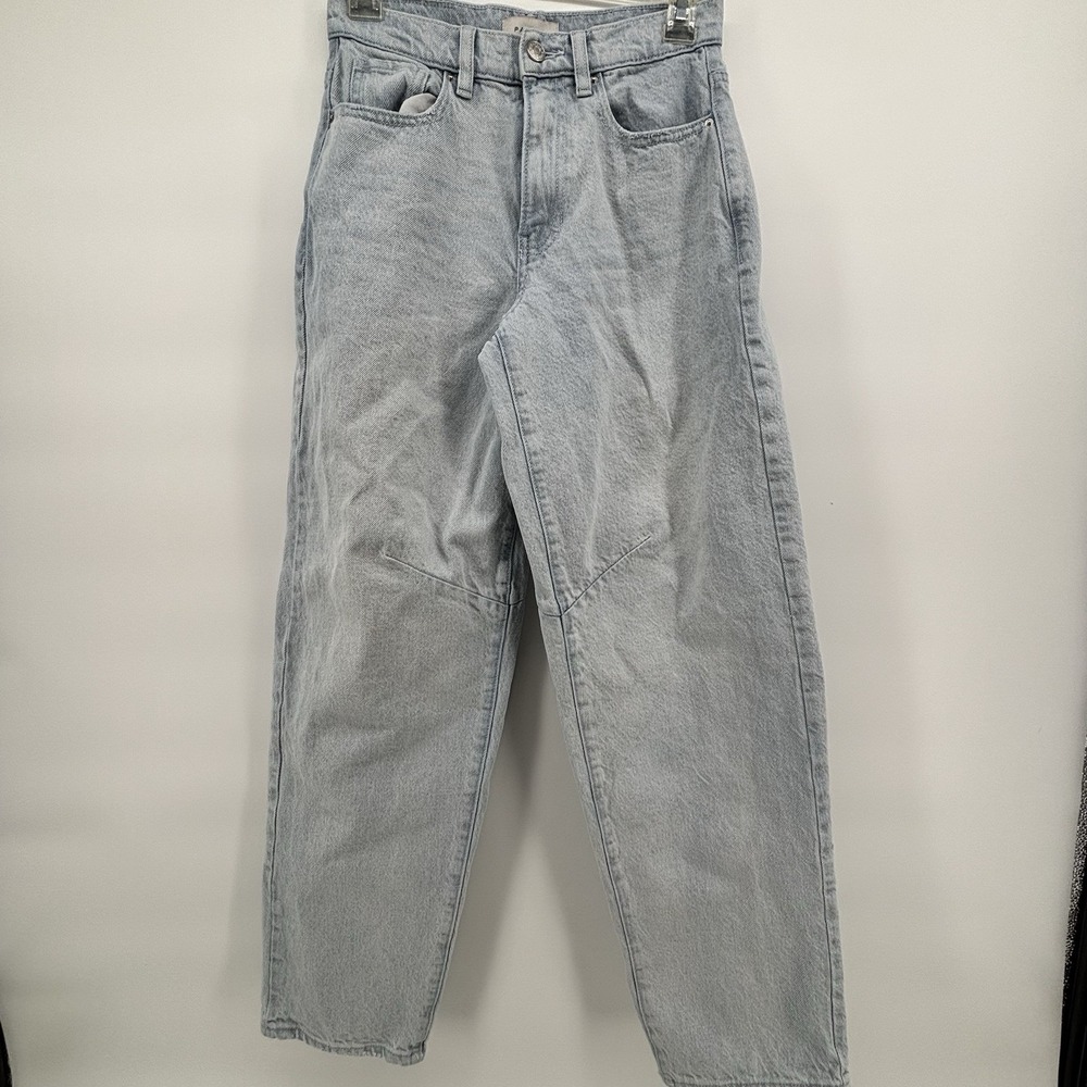 PACSUN Jessie High Rise Baggy Womens size 23 Light Wash Blue Denim Wide-Leg EUC - Picture 1 of 15